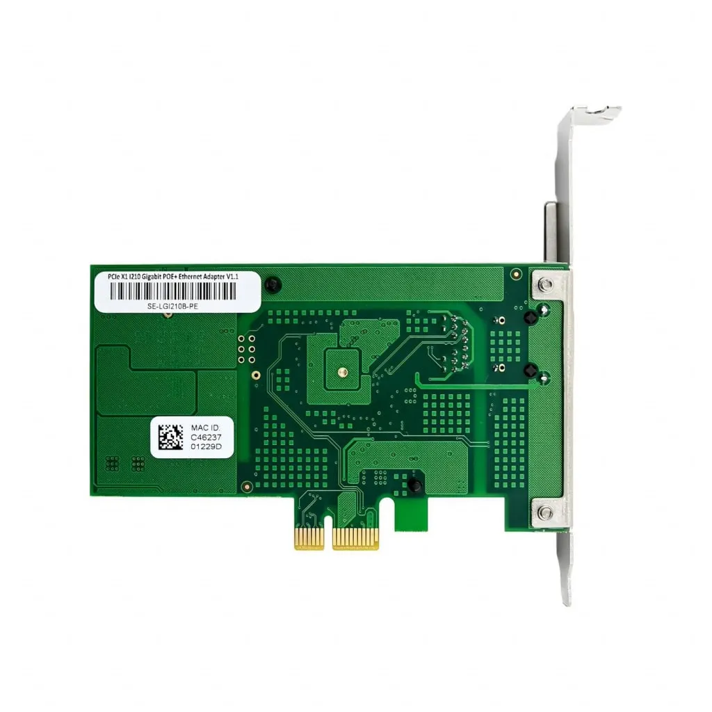 Microconnect I210-T1 Netwerkkaart PCIe 1GbE PoE