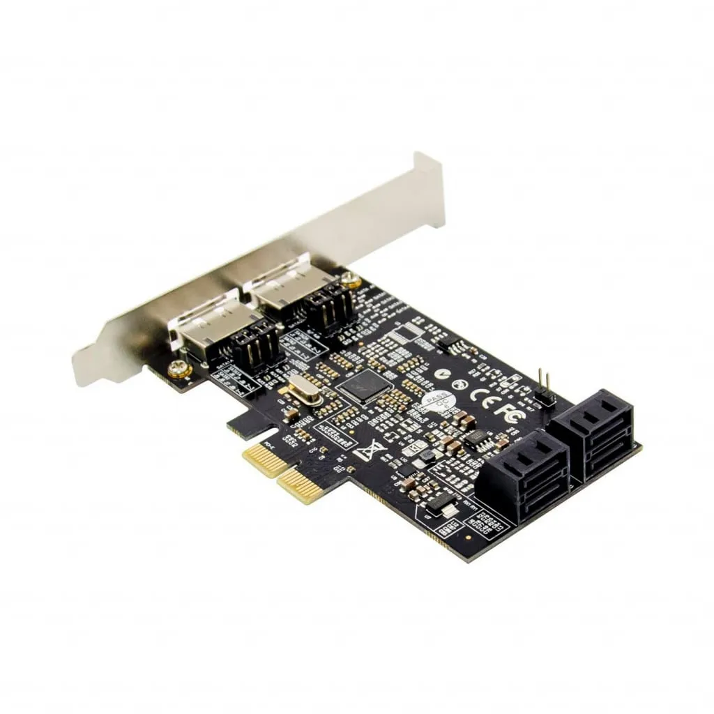 Microconnect 88SE9230 PCIe SATA raid controller kaart 6Gbps