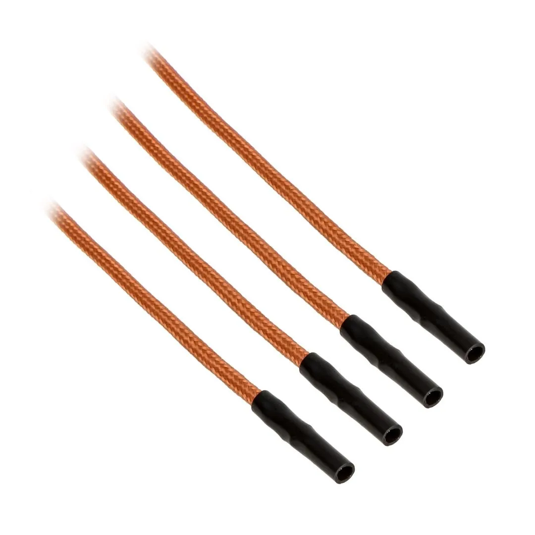CableMod ModFlex sleeved wire 20cm oranje 4-pack losse draden