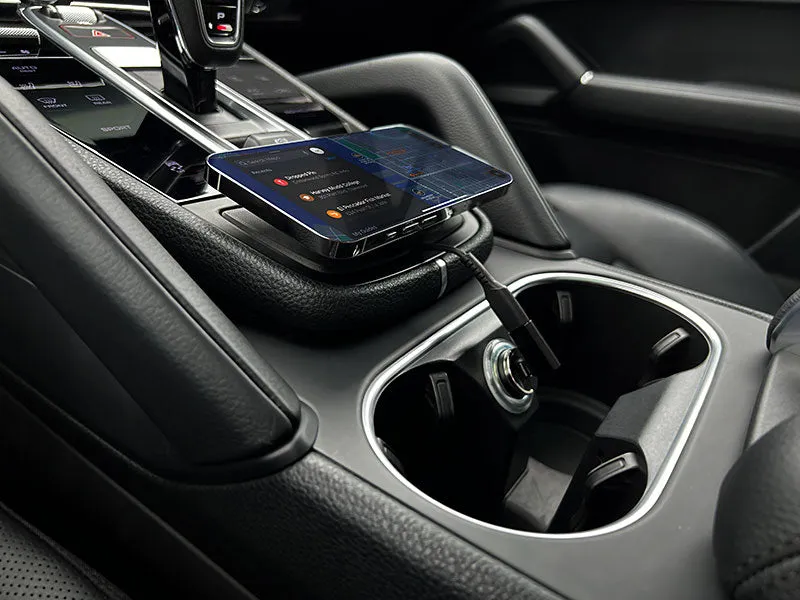 IQwire MagSafe draadloze autolader Porsche Cayenne 2019-2023 vak