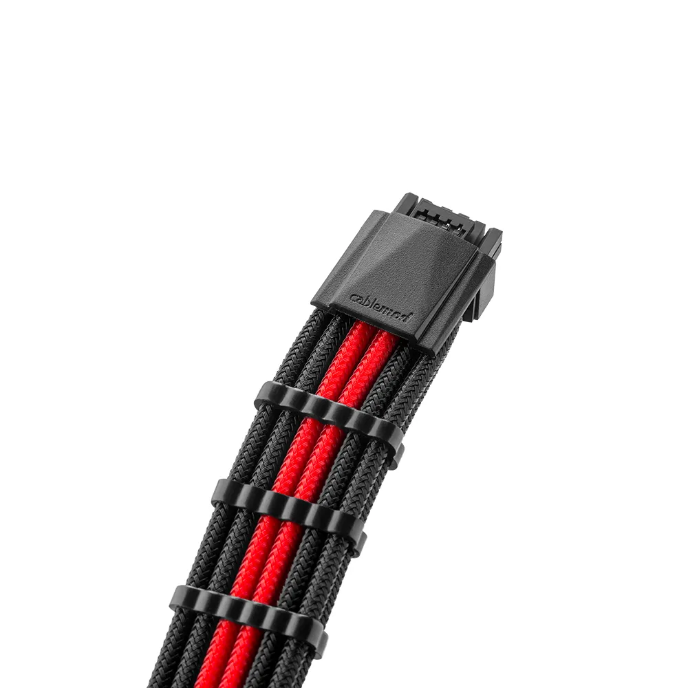 CableMod E-Series Pro ModMesh 12VHPWR kabel 60cm zwart-rood