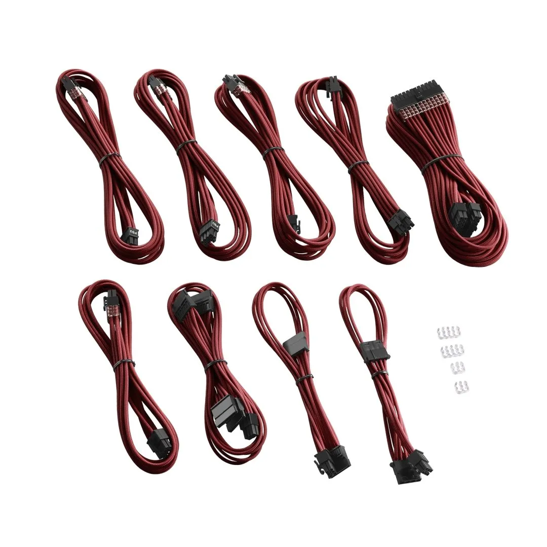 CableMod E-Series PRO ModMesh kabelset EVGA blood red