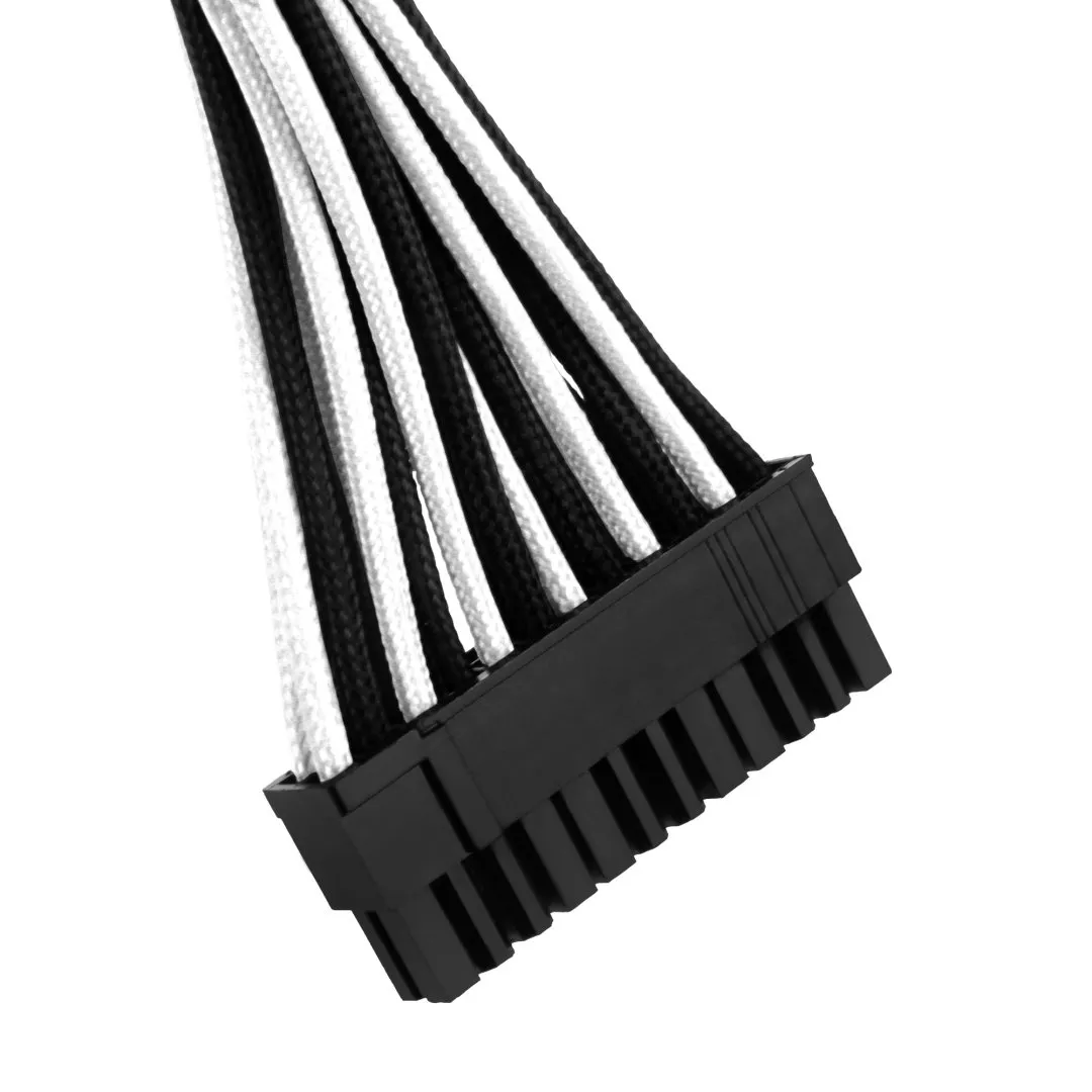 CableMod E-Series ModFlex Essentials kabelkit zwart/wit voor EVGA