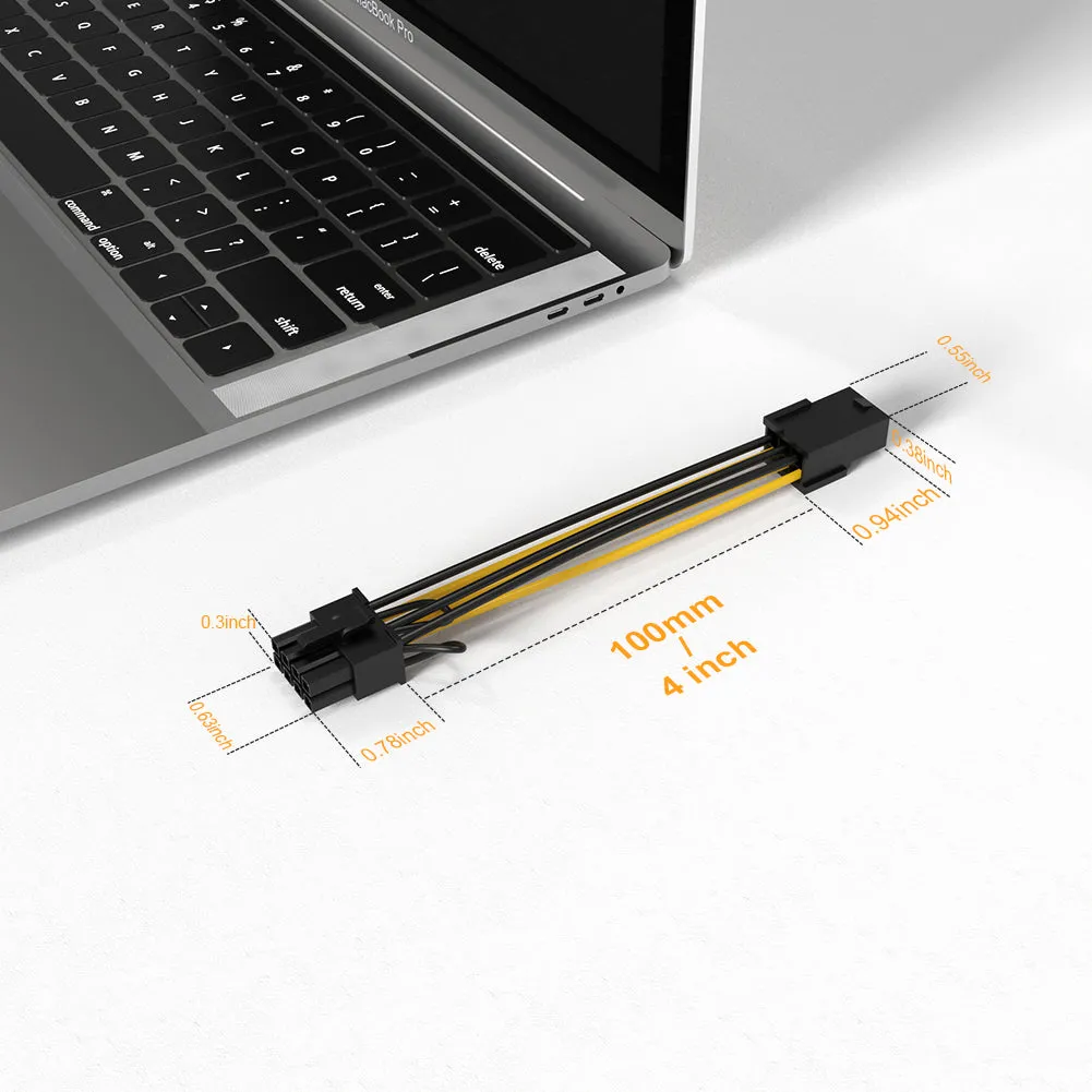 CableCreation 6-pin naar 8-pin PCIe Adapter 2-pack