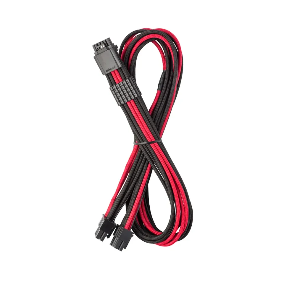 CableMod C-Series Pro ModFlex 12VHPWR kabel zwart-rood 60cm
