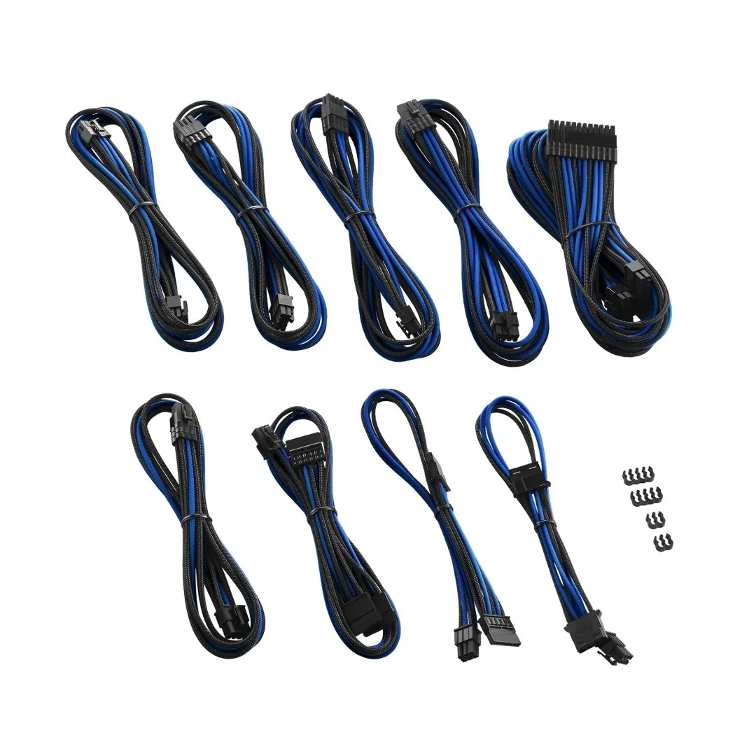 CableMod C-Series PRO ModMesh kabelset zwart-blauw Corsair
