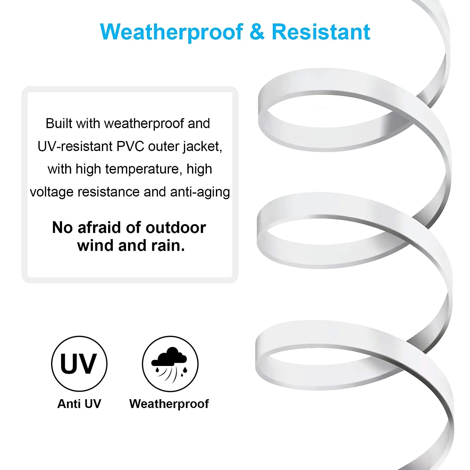 Yauhody Y-NC7-FW Cat7 netwerkkabel wit plat 4,5m