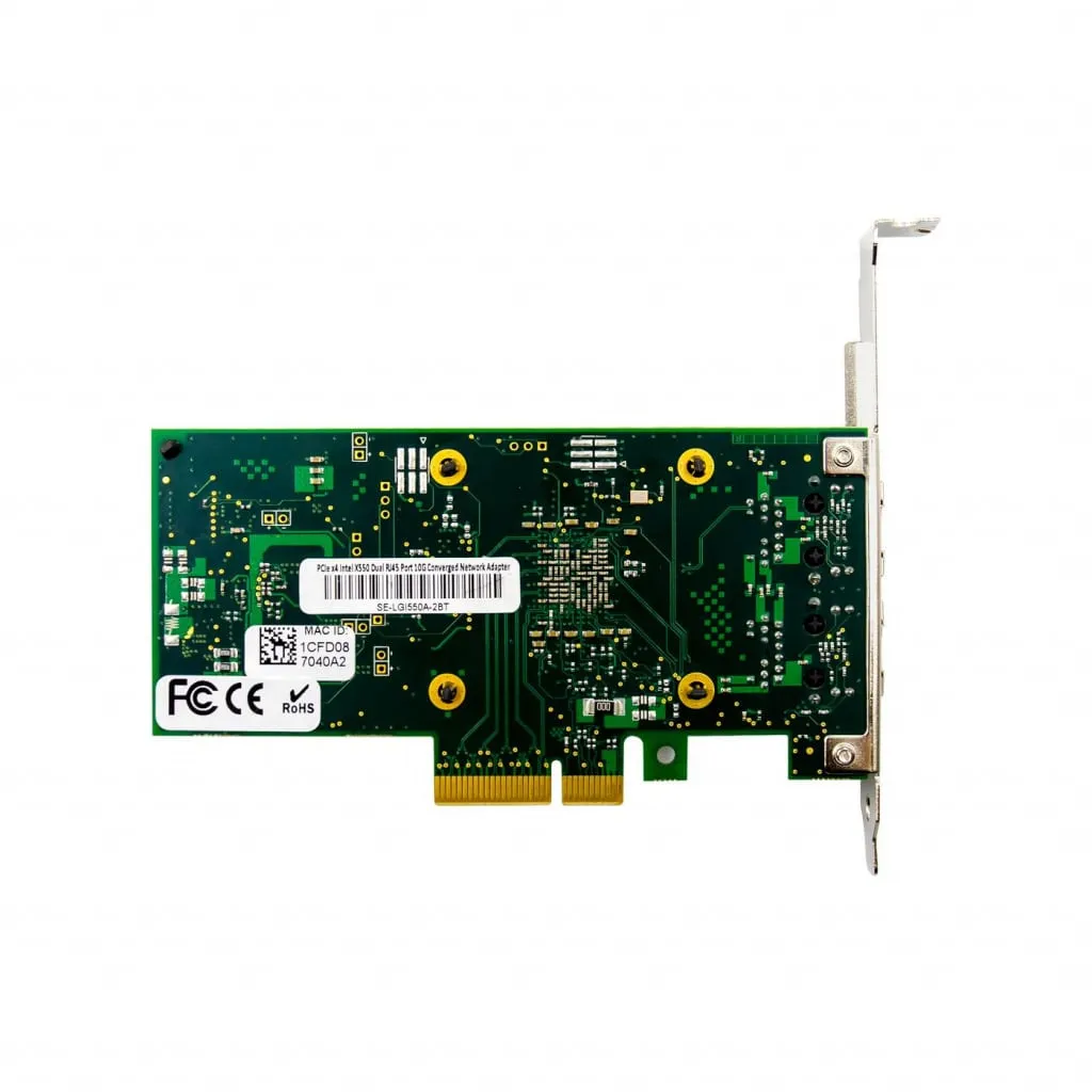 Microconnect X550-T2 Dual-10GbE netwerkkaart PCIe 2x RJ45