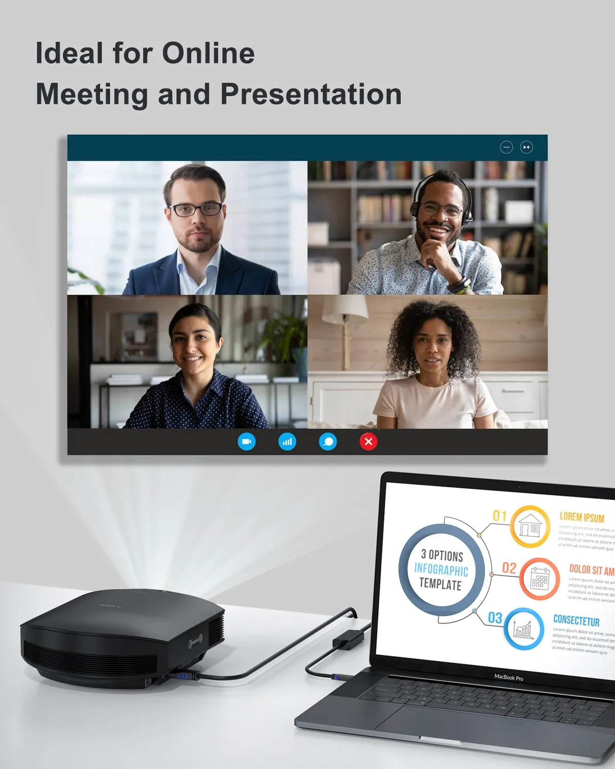 CableCreation USB-C naar HDMI Kabel 5 Meter 4K 30Hz