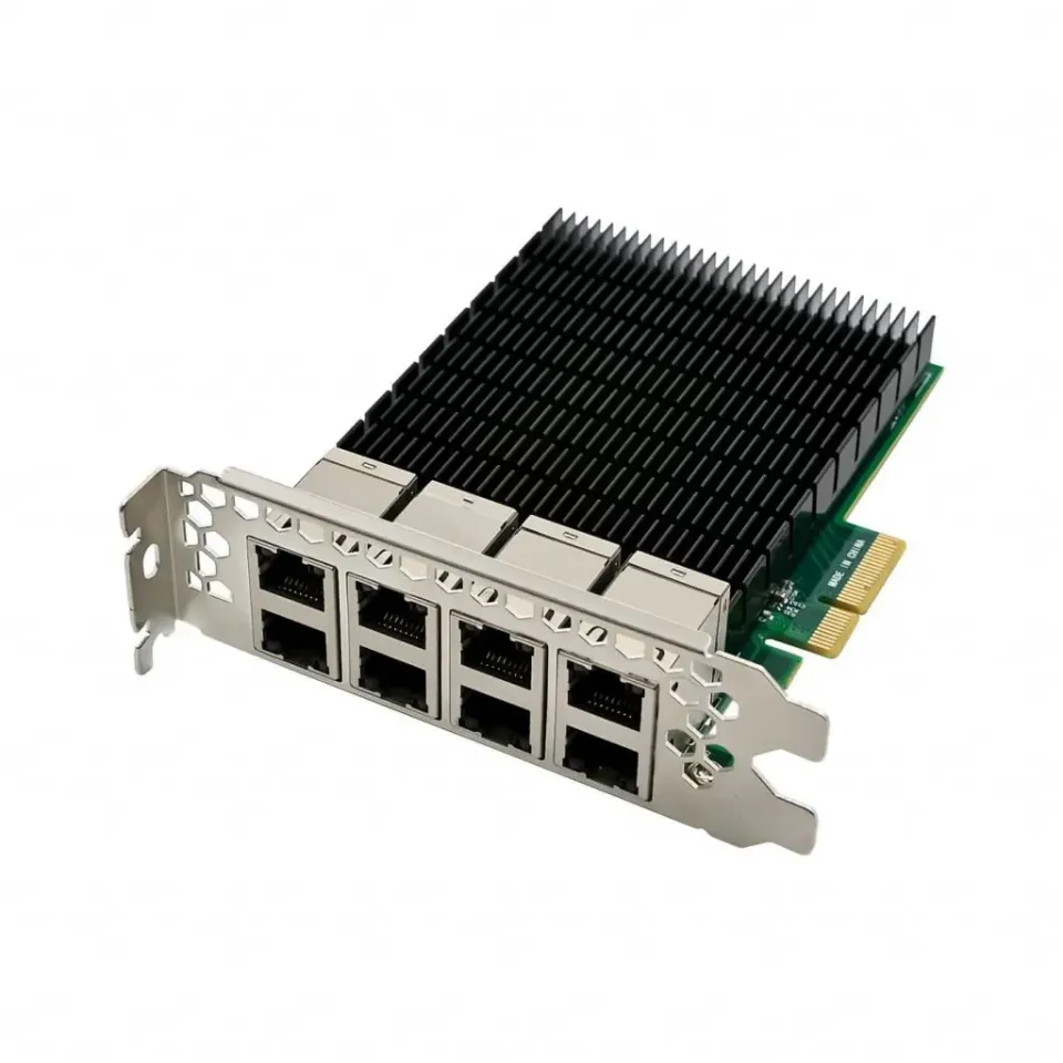 Microconnect I350-T8 netwerkkaart PCIe 8x RJ45 1GbE