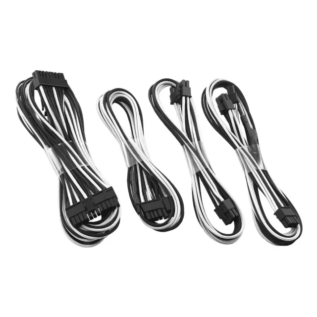 CableMod C-Series ModFlex Basic kabelset zwart-wit voor Corsair