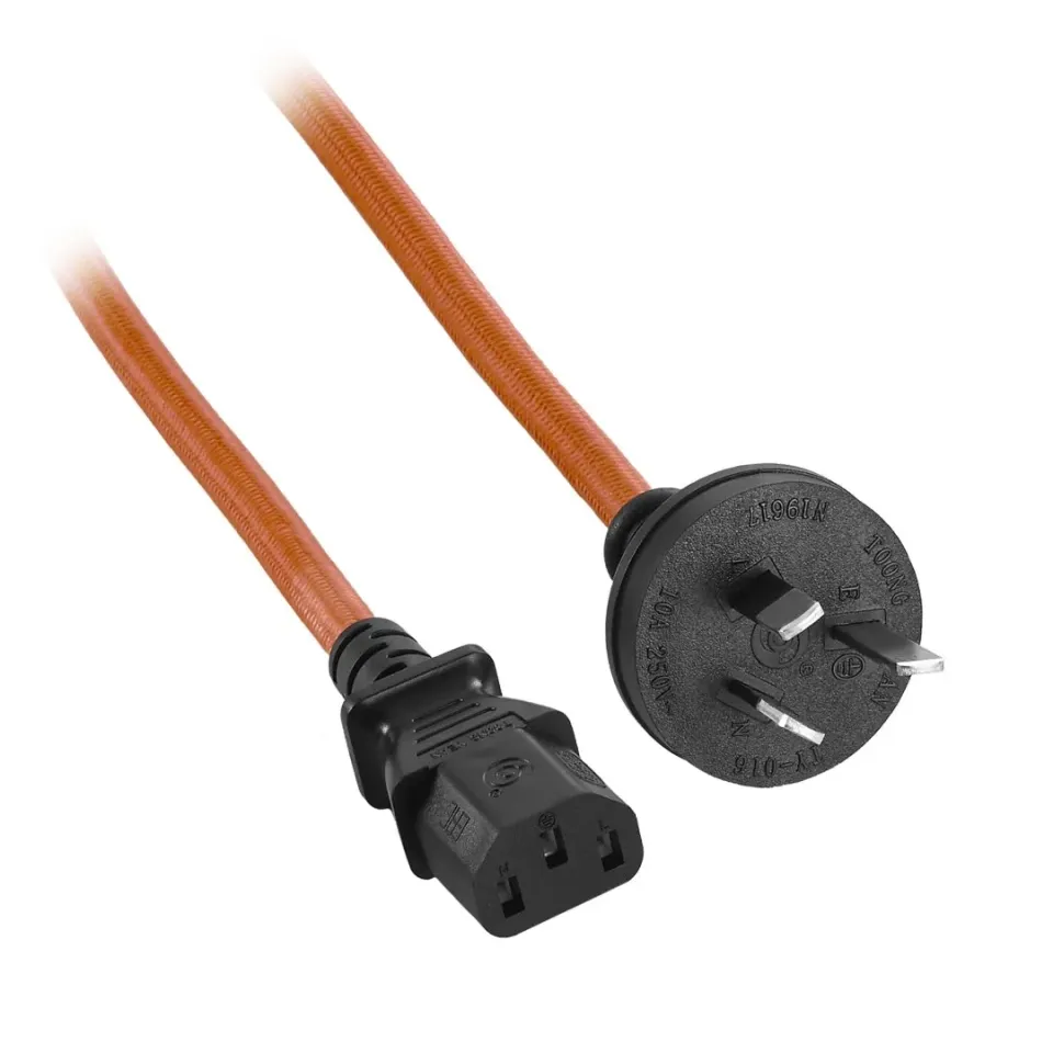 CableMod ModFlex C13 Voedingskabel AU-stekker 2m oranje