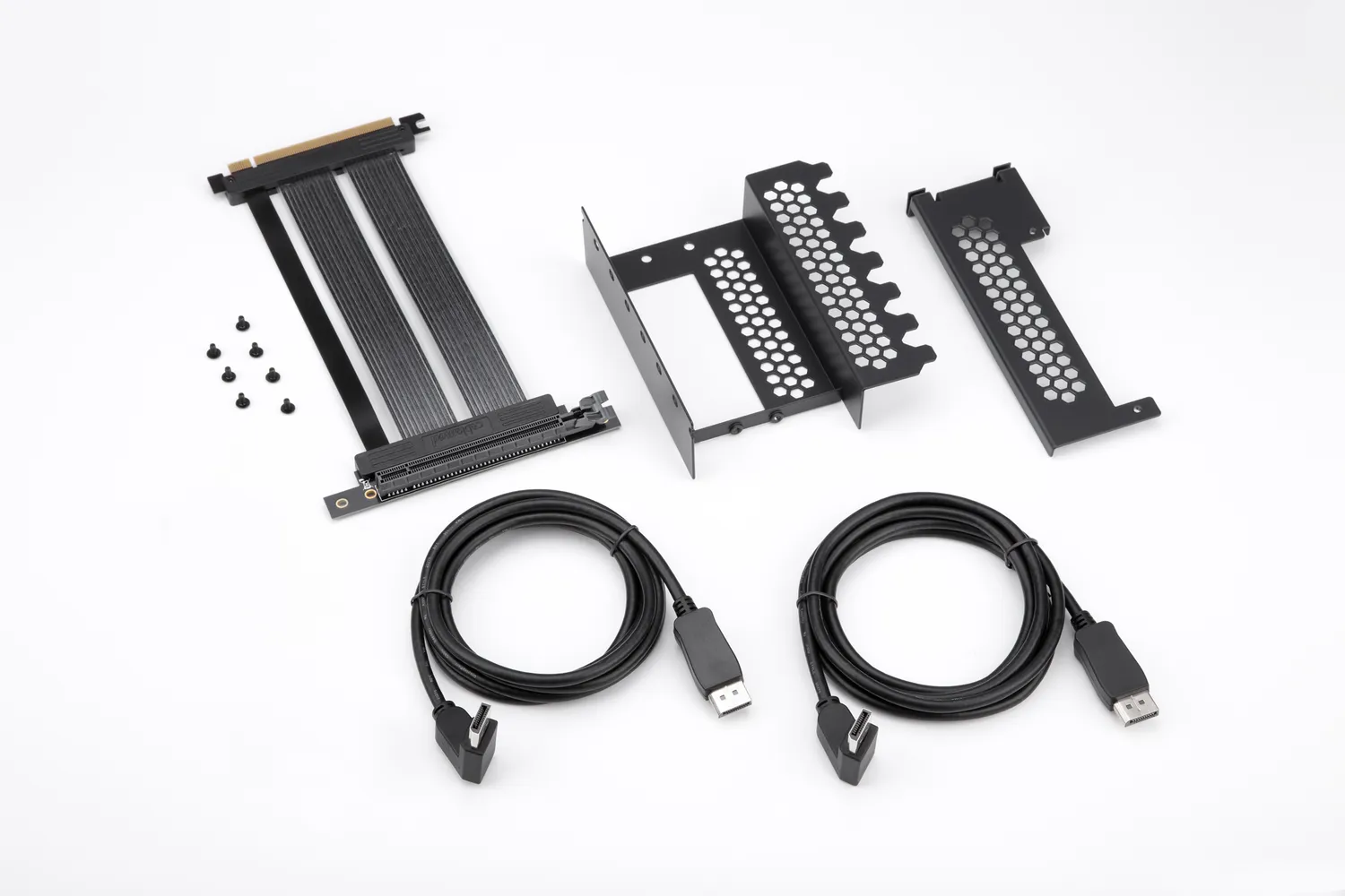 CableMod Vertical bracket PCI-e 4.0 zwart 2x DisplayPort