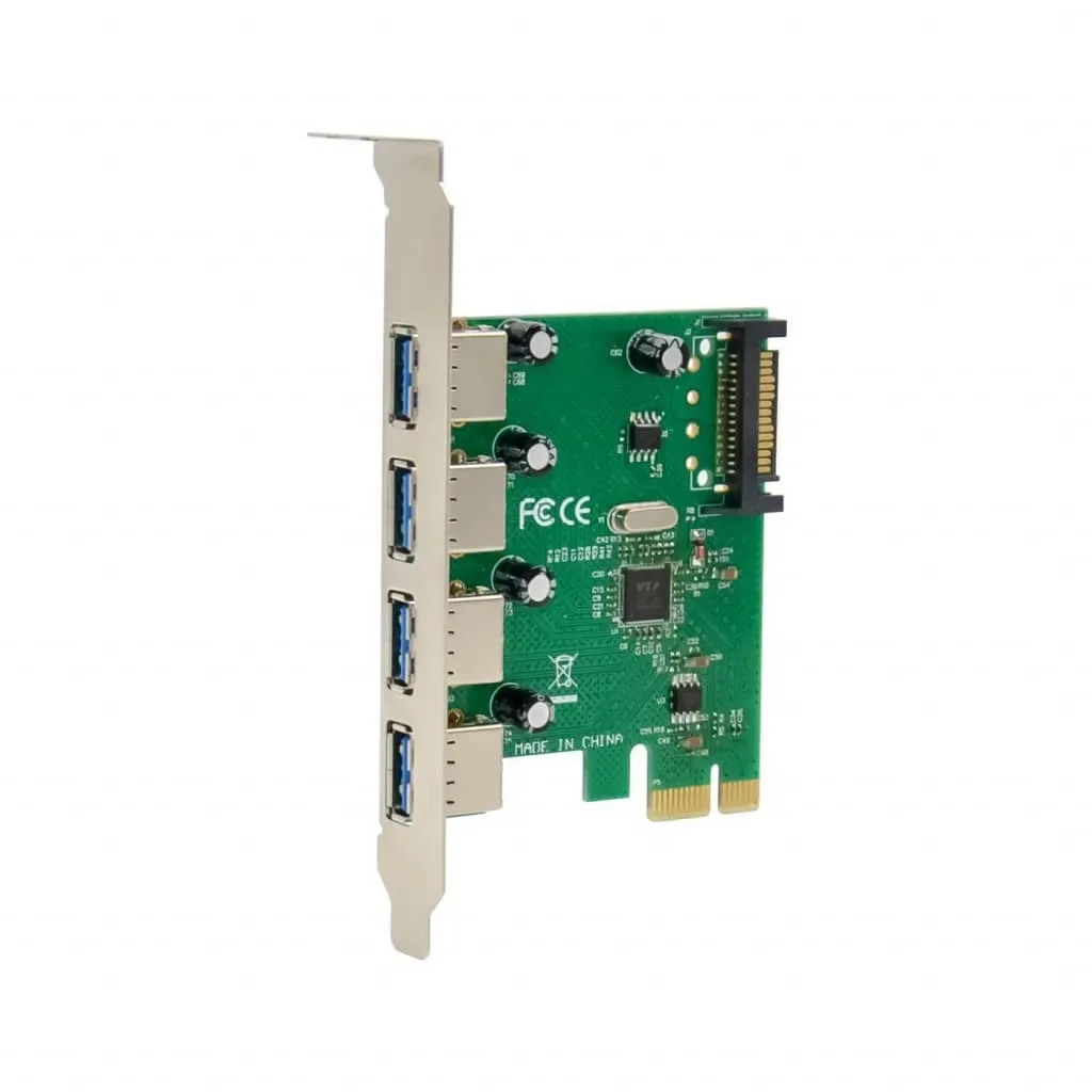 Microconnect PCIe USB 3.0 uitbreidingskaart 4-poorts VL805