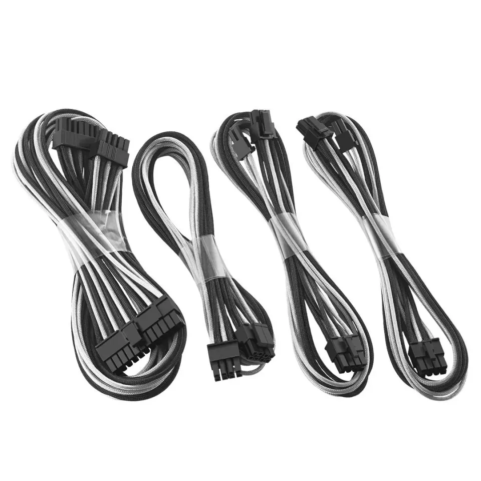 CableMod C-Series ModFlex Basic Kabelset Corsair Zwart-Wit