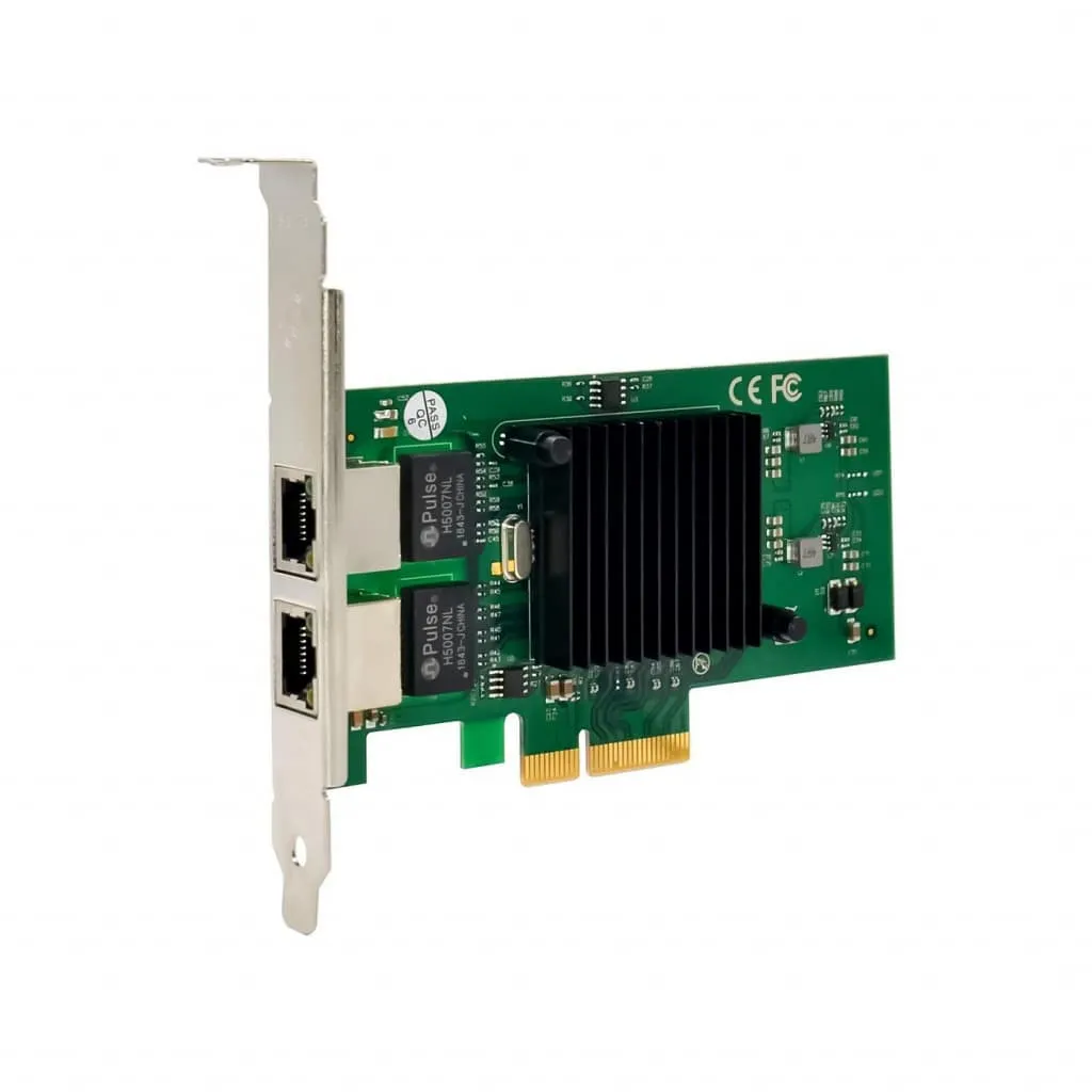 Microconnect JL82576 dual server netwerkkaart 1GbE PCIe