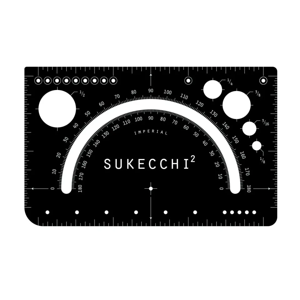 IQwire Sukecchi 2 tekentool liniaal creditcard aluminium