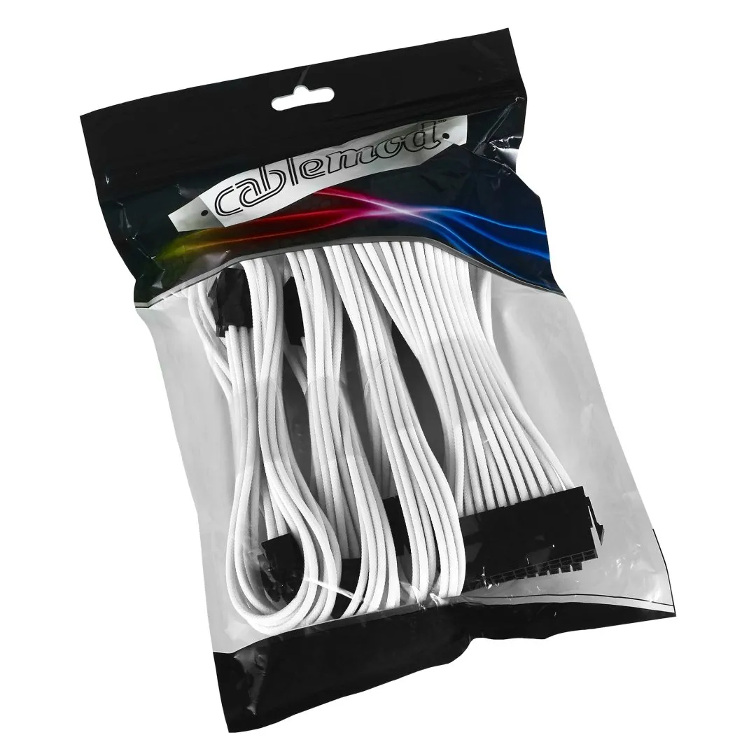 CableMod Classic ModMesh verlengkabelkit wit 6+2-pin