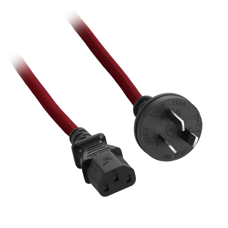 CableMod ModMesh C13 AU netsnoer rood 2m