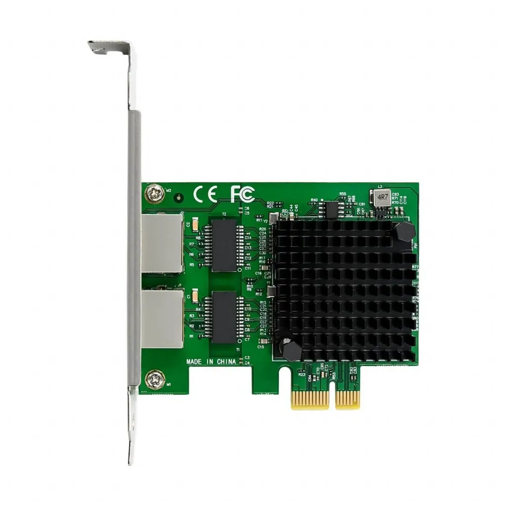 Microconnect I226-T2 netwerkkaart 2.5G dual RJ45 PCIe