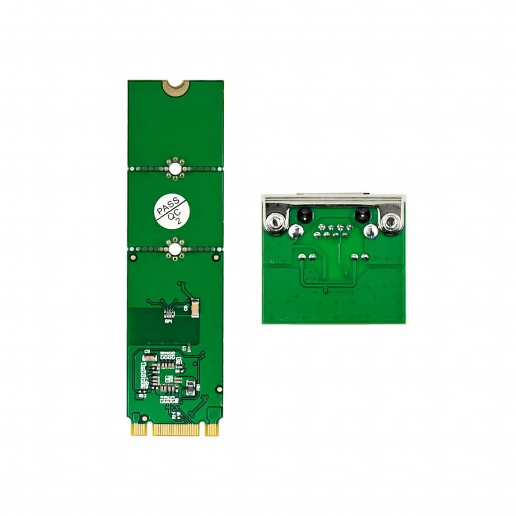 Microconnect PCIe M.2 8111F netwerkkaart 1G RJ45