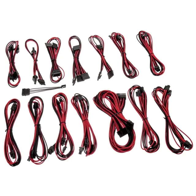 CableMod CM-Series ModFlex kabelkit Cooler Master V zwart-rood