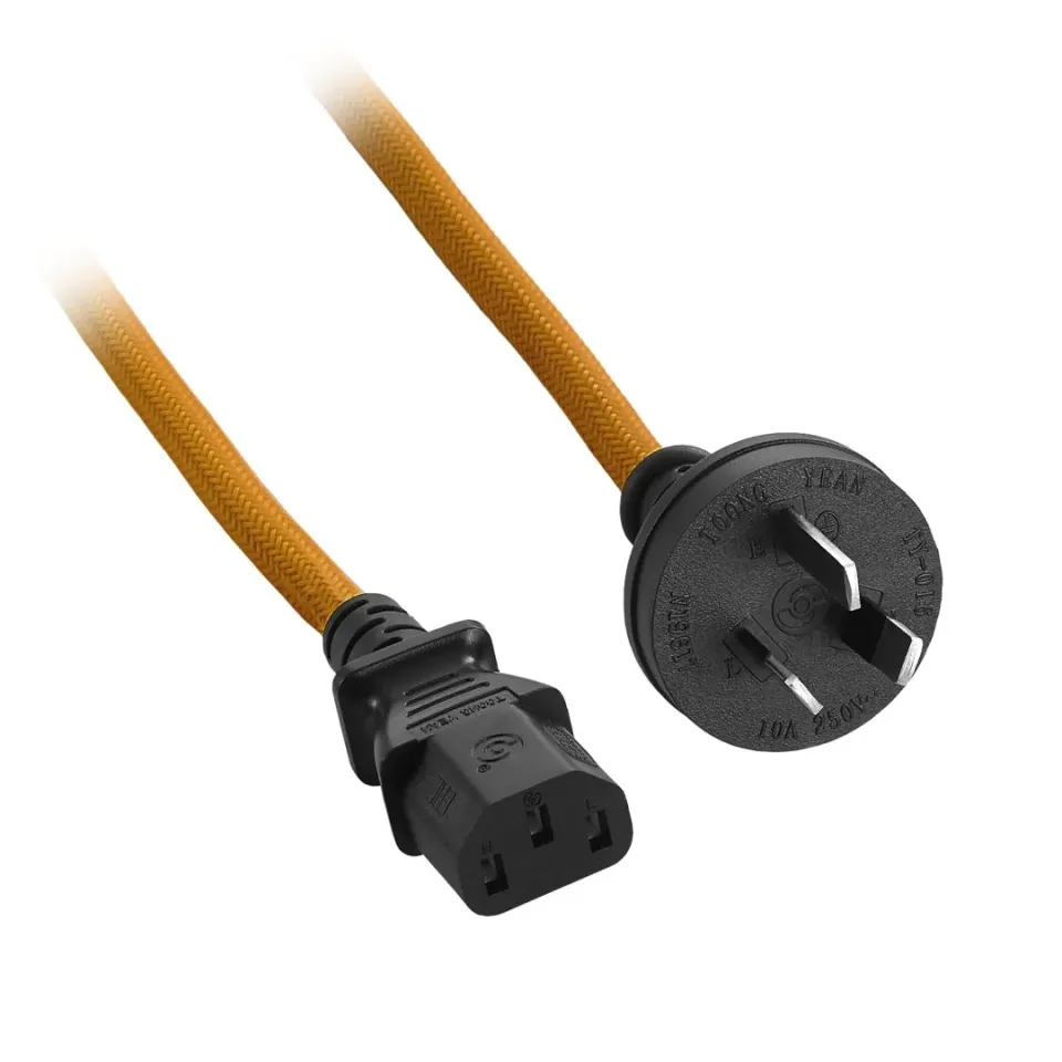 CableMod ModMesh C13 AU stroomkabel 2m oranje