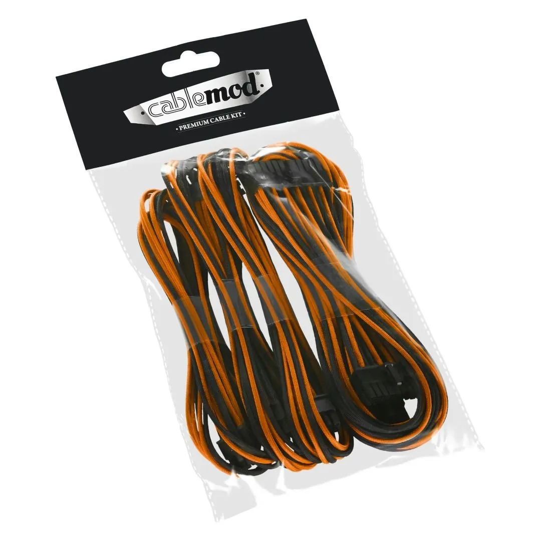 CableMod E ModFlex kabelset EVGA basis zwart oranje