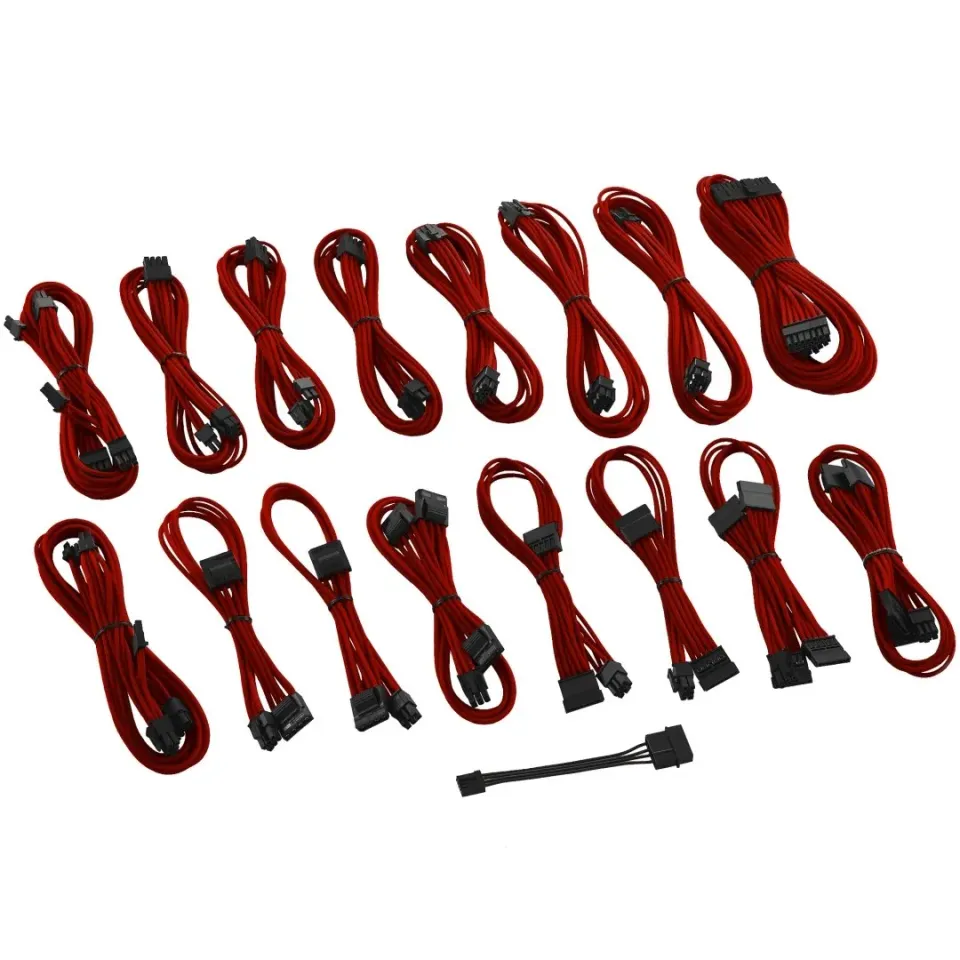 CableMod C-Series ModMesh kabelset Corsair rood