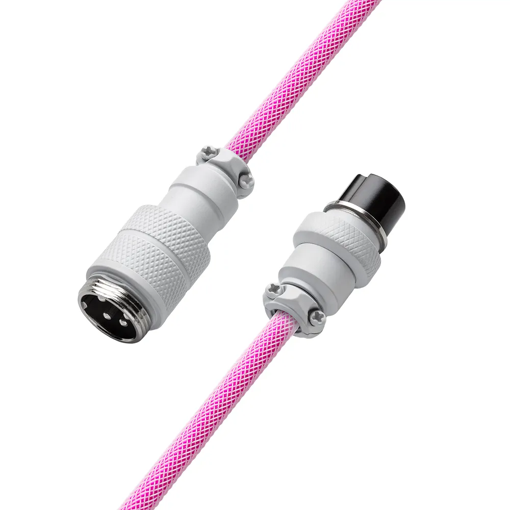 CableMod Pro toetsenbordkabel Strawberry Cream 150cm USB-C