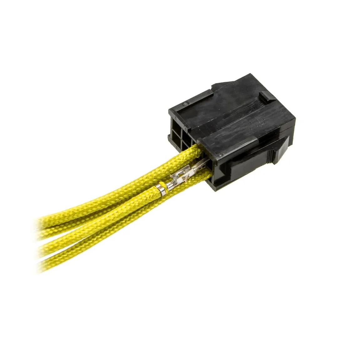 CableMod ModFlex Sleeved Wire 20cm Geel 4-pack