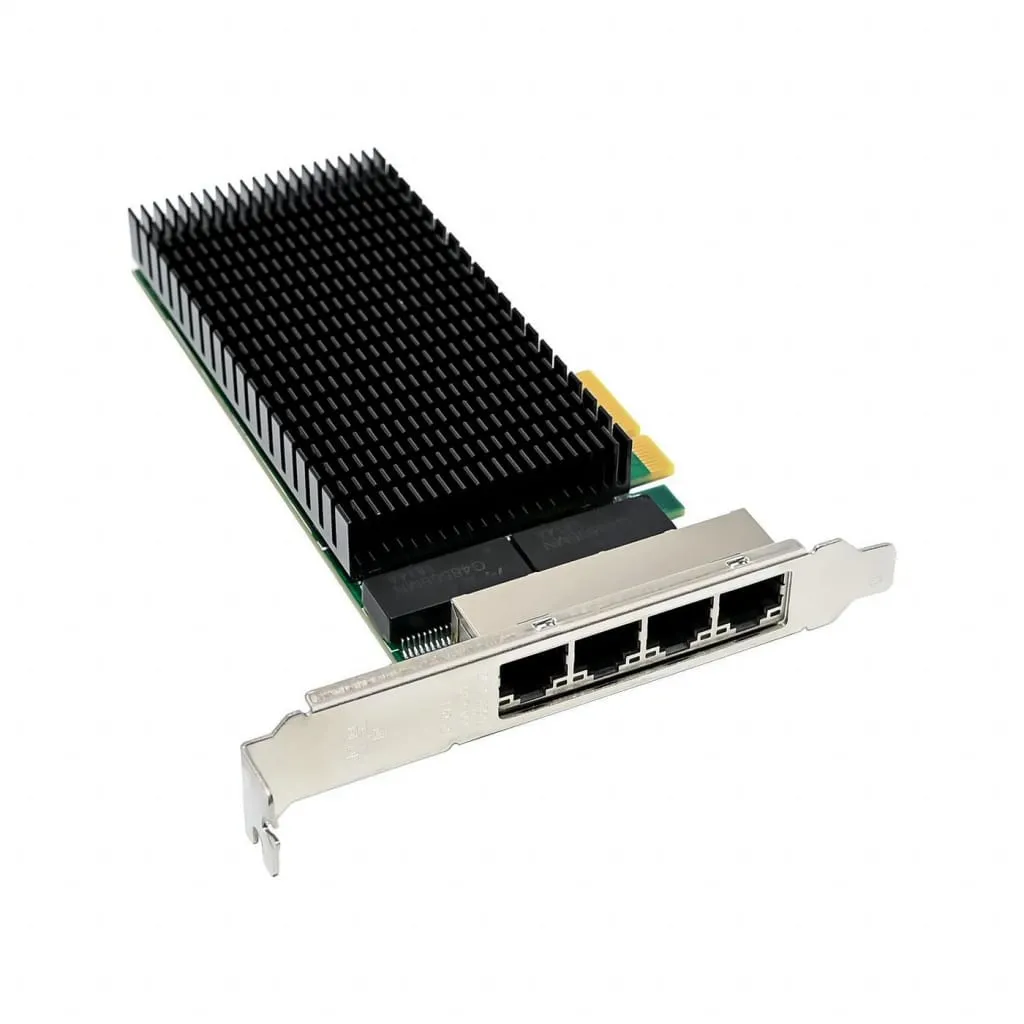 Microconnect I210-T4 Quad netwerkkaart 1GbE 4x RJ45 PCIe x4