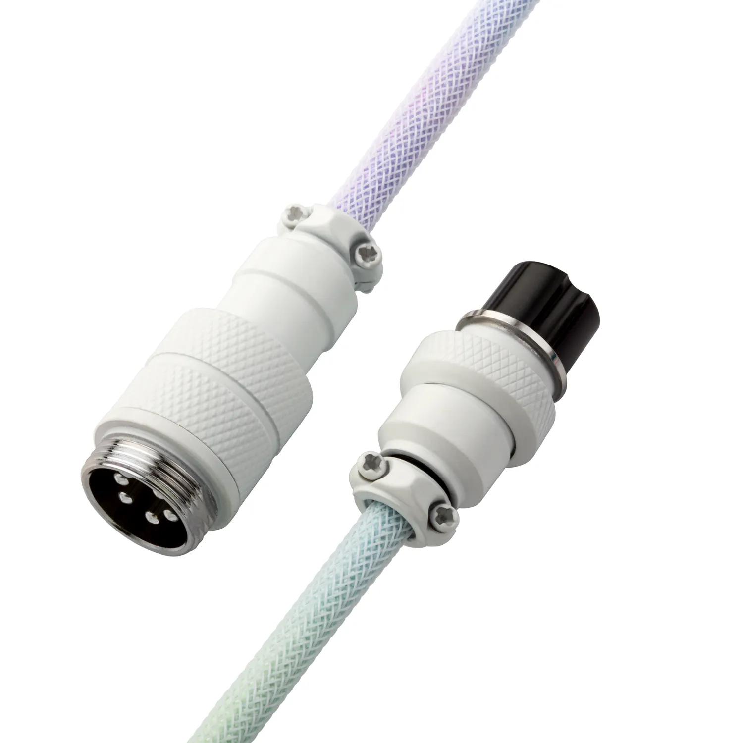 CableMod Pro Coiled toetsenbordkabel USB-C pastel rainbow 150cm