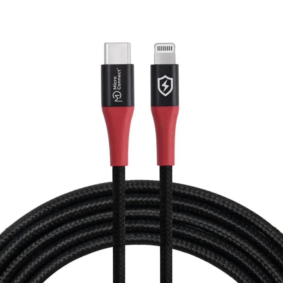 Microconnect Safe Charge USB-C Lightning oplaadkabel 1,5m