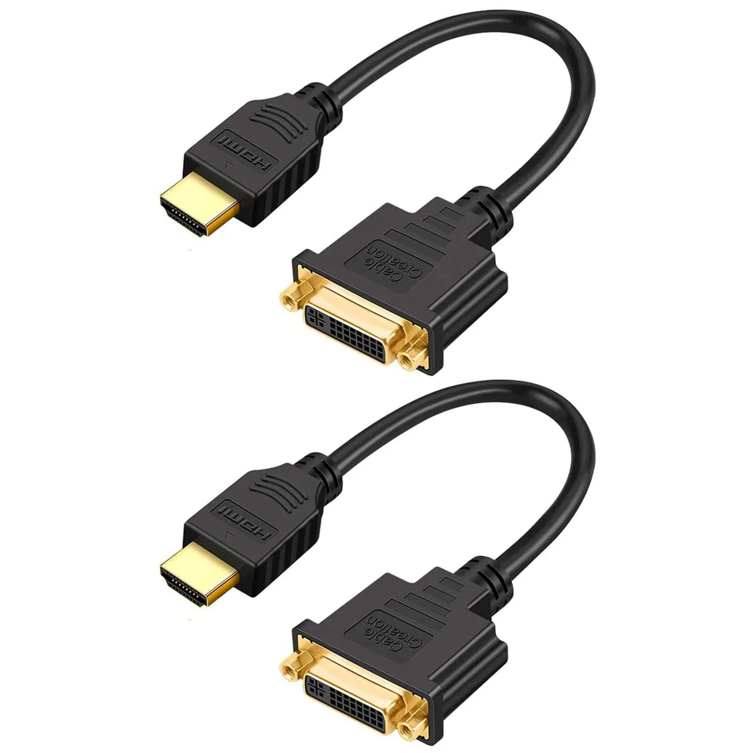 CableCreation DVI-I naar HDMI adapter 1-pack 1080p