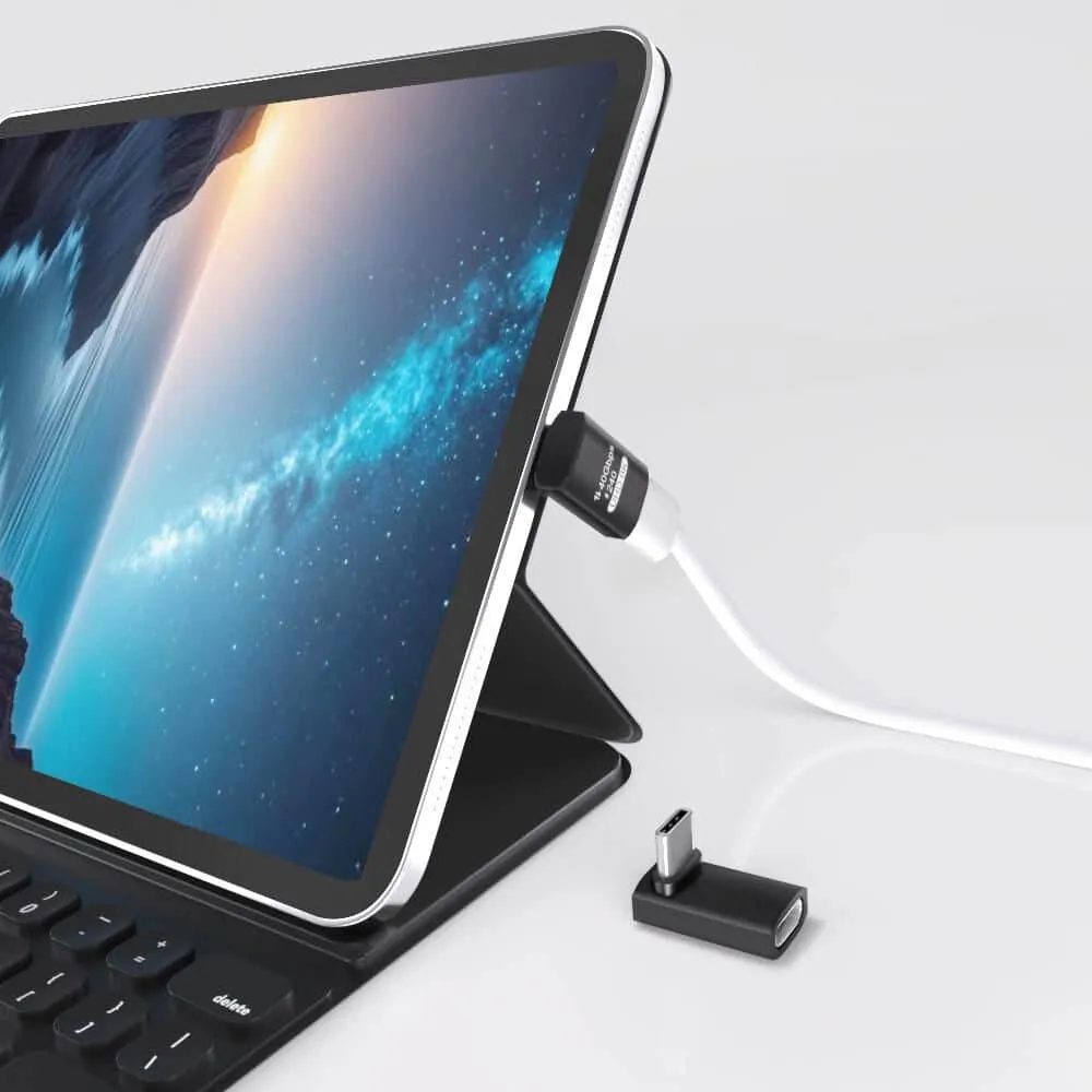 Microconnect Premium USB4 USB-C haakse adapter 90° 40Gbps