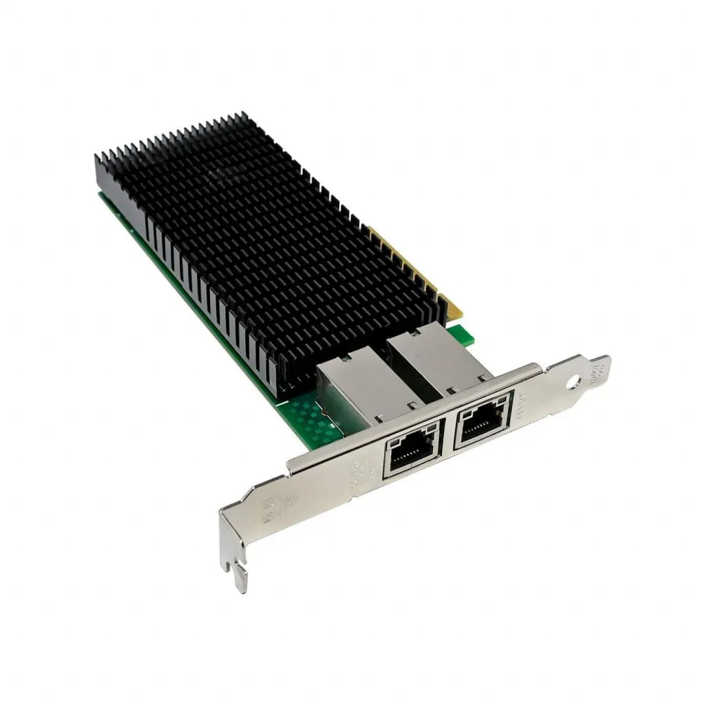 Microconnect X540-T2 netwerkkaart PCIe x8 dual 10GbE PoE
