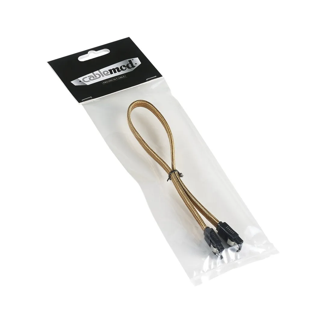 CableMod ModFlex SATA kabel 60cm goud