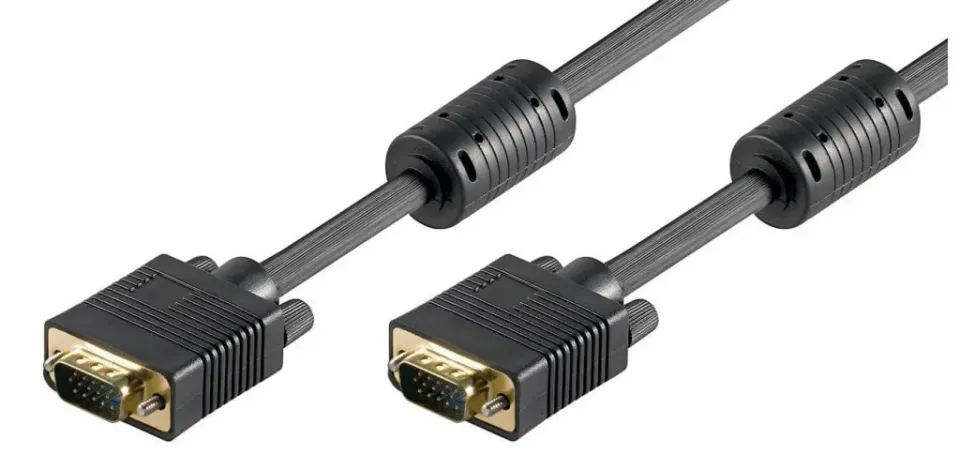 Microconnect Full HD VGA monitorkabel 2m met ferrietkernen