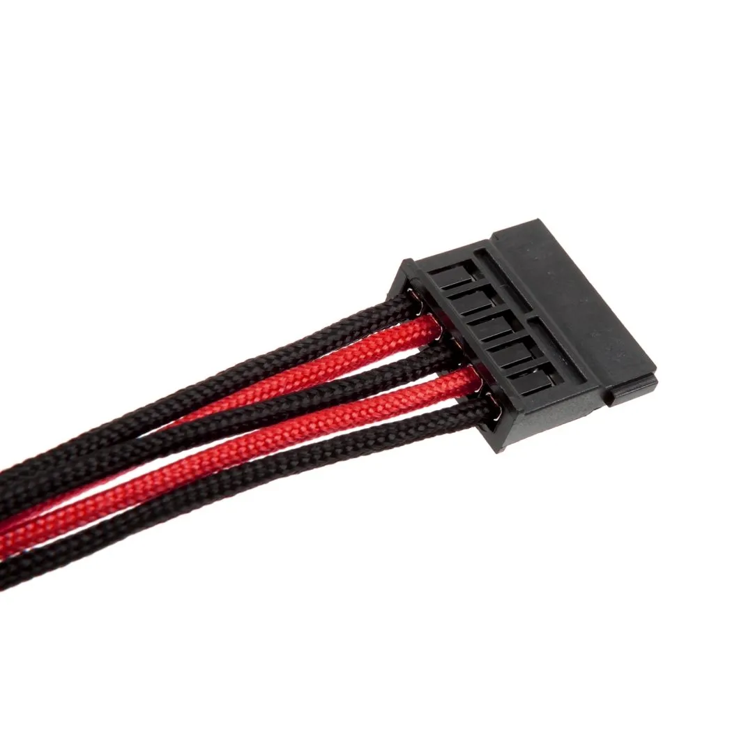 CableMod E-Series ModFlex kabelkit EVGA GS/PS zwart-rood compleet