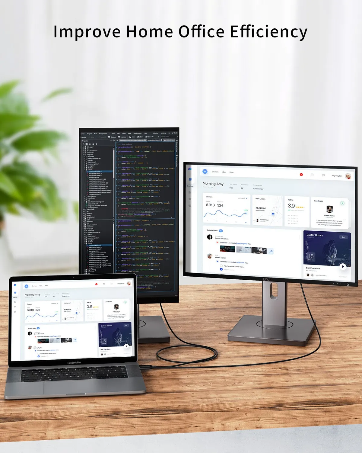 CableCreation USB-C naar HDMI Kabel 1,8M Zwart 4K 60Hz
