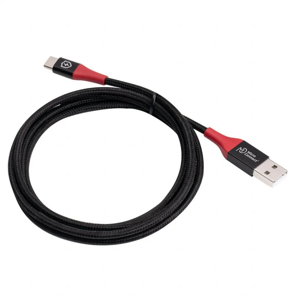 Microconnect Safe Charge USB-A-C datablokker kabel 1,5m