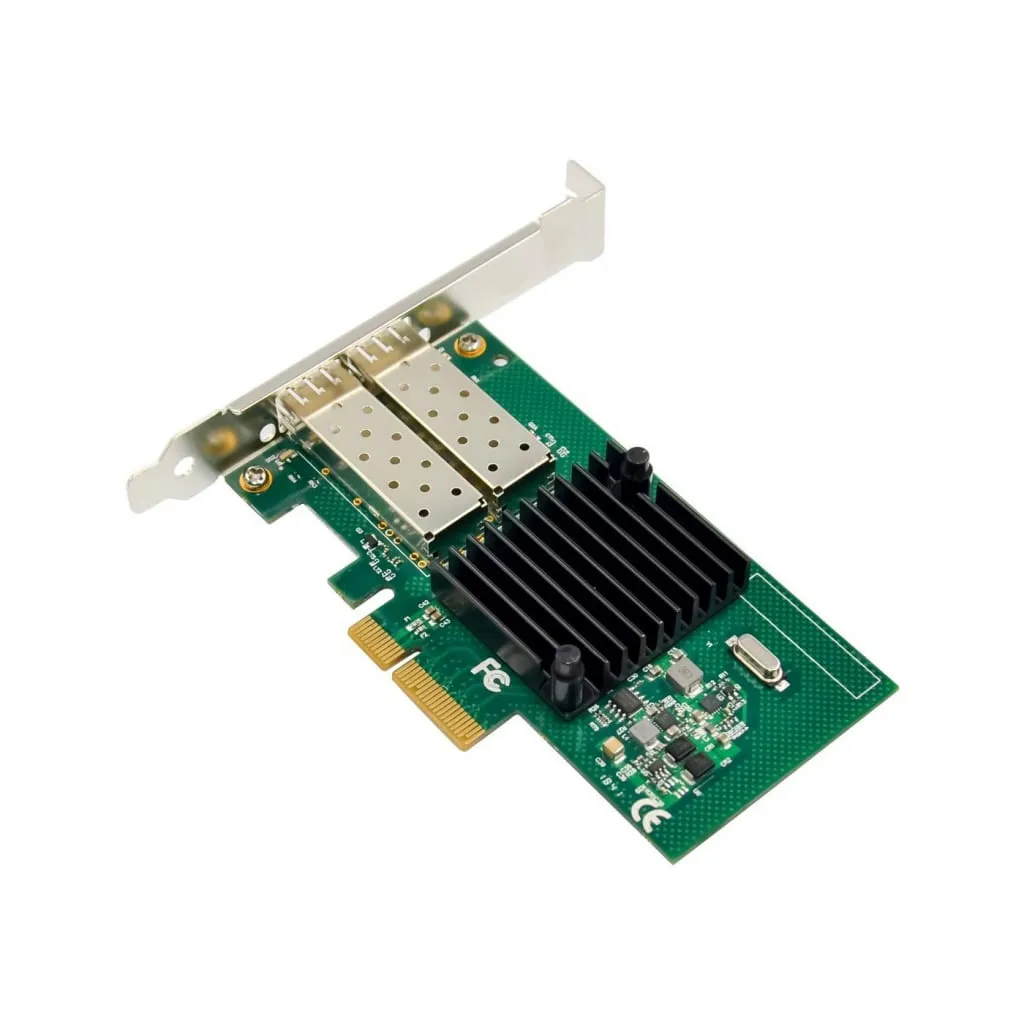 Microconnect I350-F2 netwerkkaart dual SFP 1GbE fiber