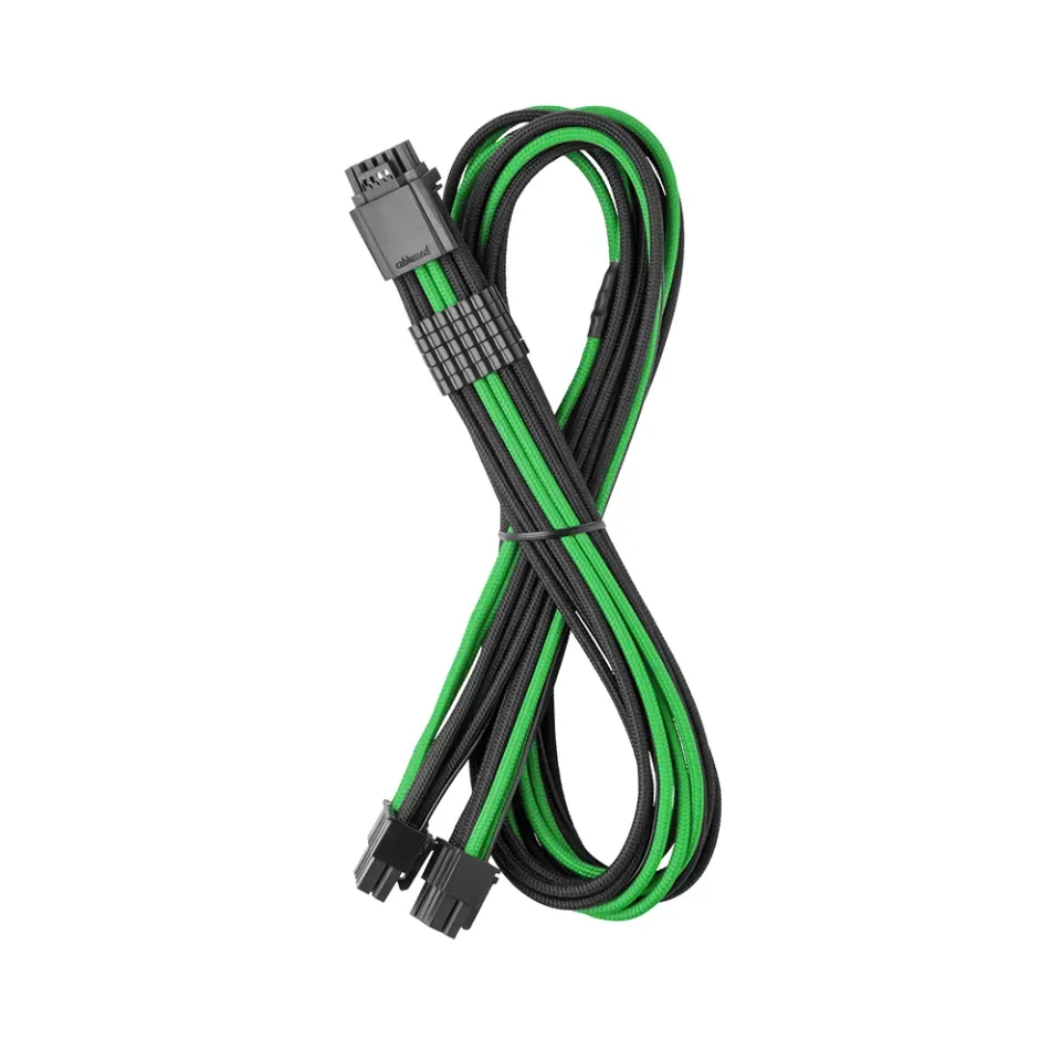 CableMod E-Series Pro ModFlex 12VHPWR kabel 60cm zwart-groen