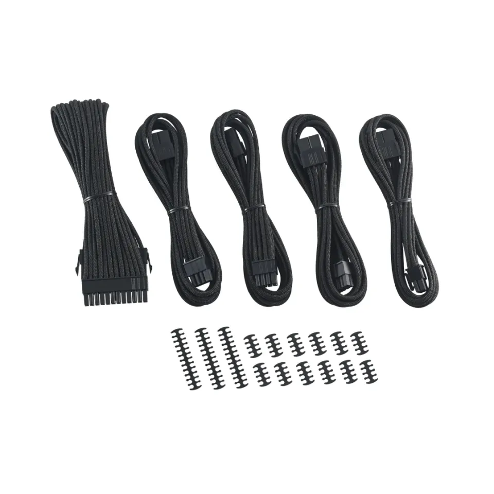 CableMod Classic ModFlex 8+8 kabelset zwart soepel
