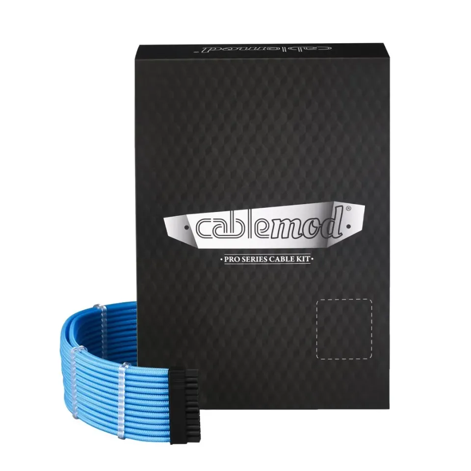CableMod C-Series PRO ModMesh Kabelset Lichtblauw Corsair RM