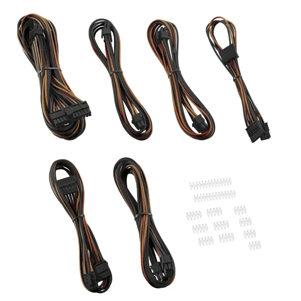 CableMod E-Series ModFlex Essentials kabelset EVGA zwart oranje