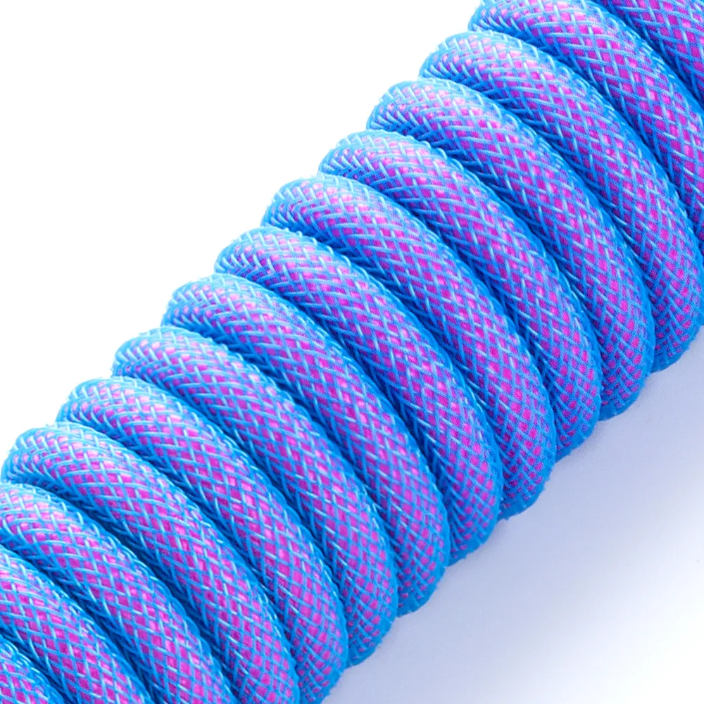 CableMod Pro Coiled toetsenbordkabel USB-C 150cm Galaxy Blue