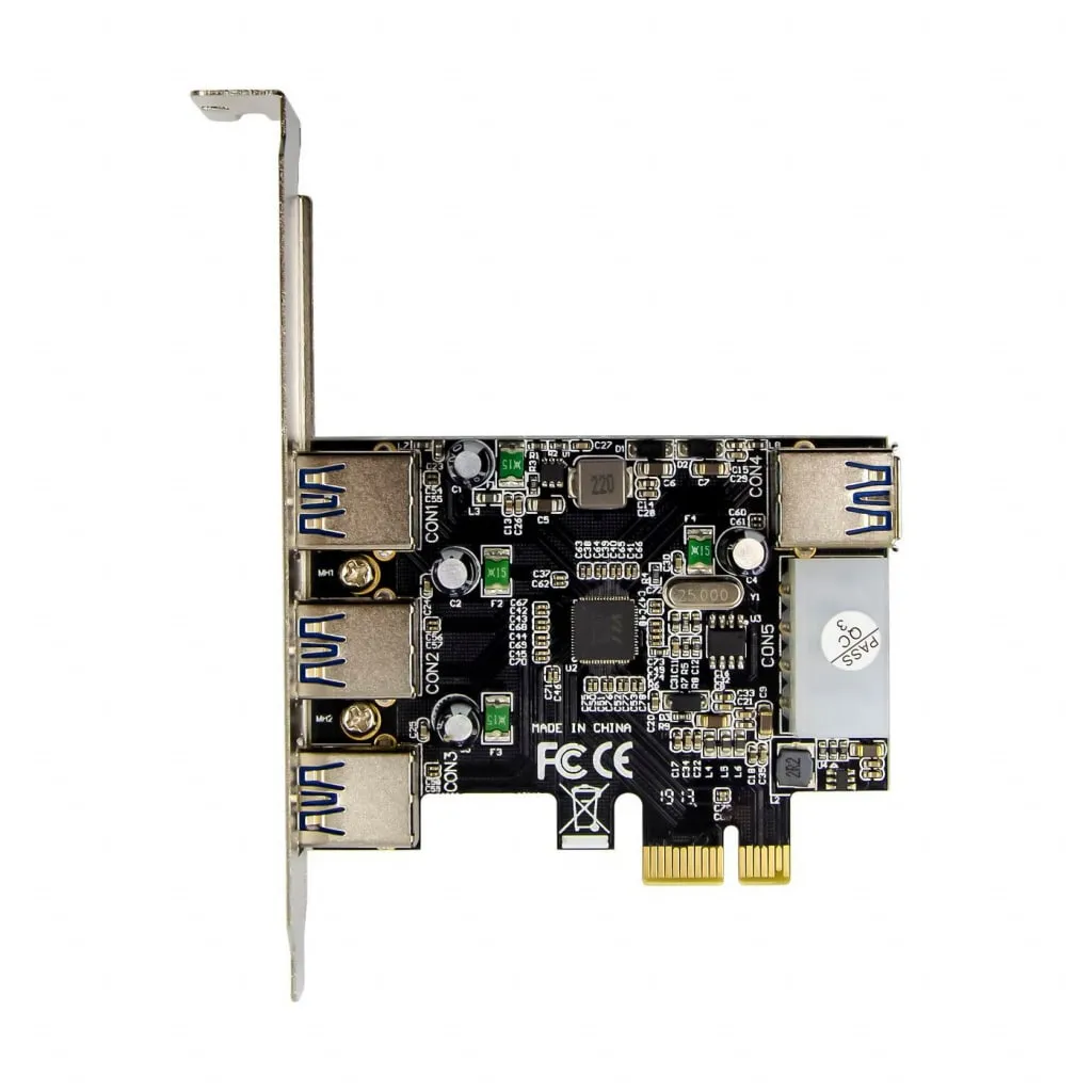 Microconnect VL805 PCIe USB 3.0 uitbreidingskaart 3+1 poorts