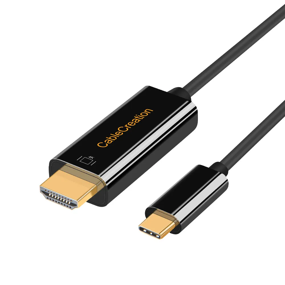 CableCreation USB C naar HDMI kabel 0,9m 4K zwart